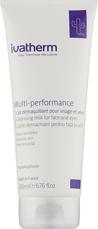 Feuchtigkeitsspendende Milch - Ivatherm Multi-Performance Cleansing Milk Face And Eyes — Bild N2