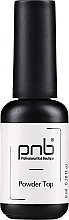 Düfte, Parfümerie und Kosmetik Nagelüberlack mit Kaschmir-Matteffekt - PNB UV/LED Powder Top Cashmere Effect