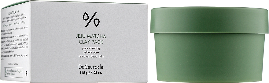 Reinigende Tonmaske mit Matcha für Gesicht - Dr.Ceuracle Jeju Matcha Clay Pack — Bild N2