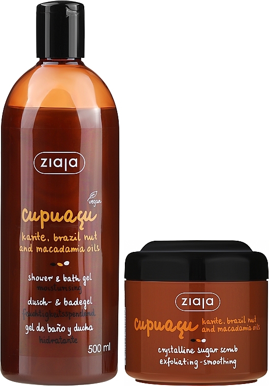 Set - Ziaja Cupuacu (sh/gel/500ml + scrub/200ml) — Bild N2