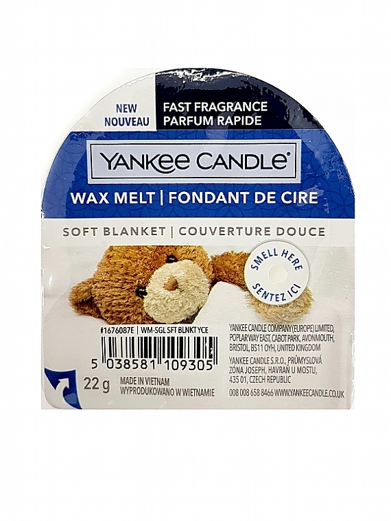 Duftwachs Soft Blanket - Yankee Candle Soft Blanket Wax Melt