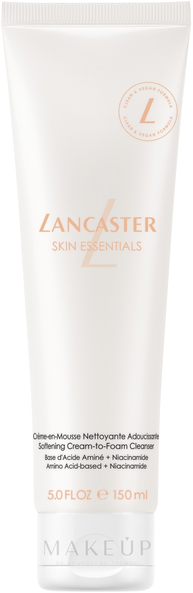 Creme-Schaum zum Waschen - Lancaster Skin Essentials Softening Cream-to-Foam Cleanser — Bild 150 ml