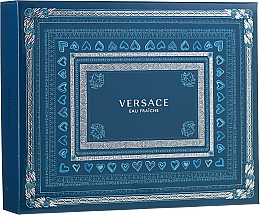 Versace Man Eau Fraiche - Duftset (Eau de Toilette 50ml + Duschgel 50ml + After Shave Balsam 50ml) — Bild N1