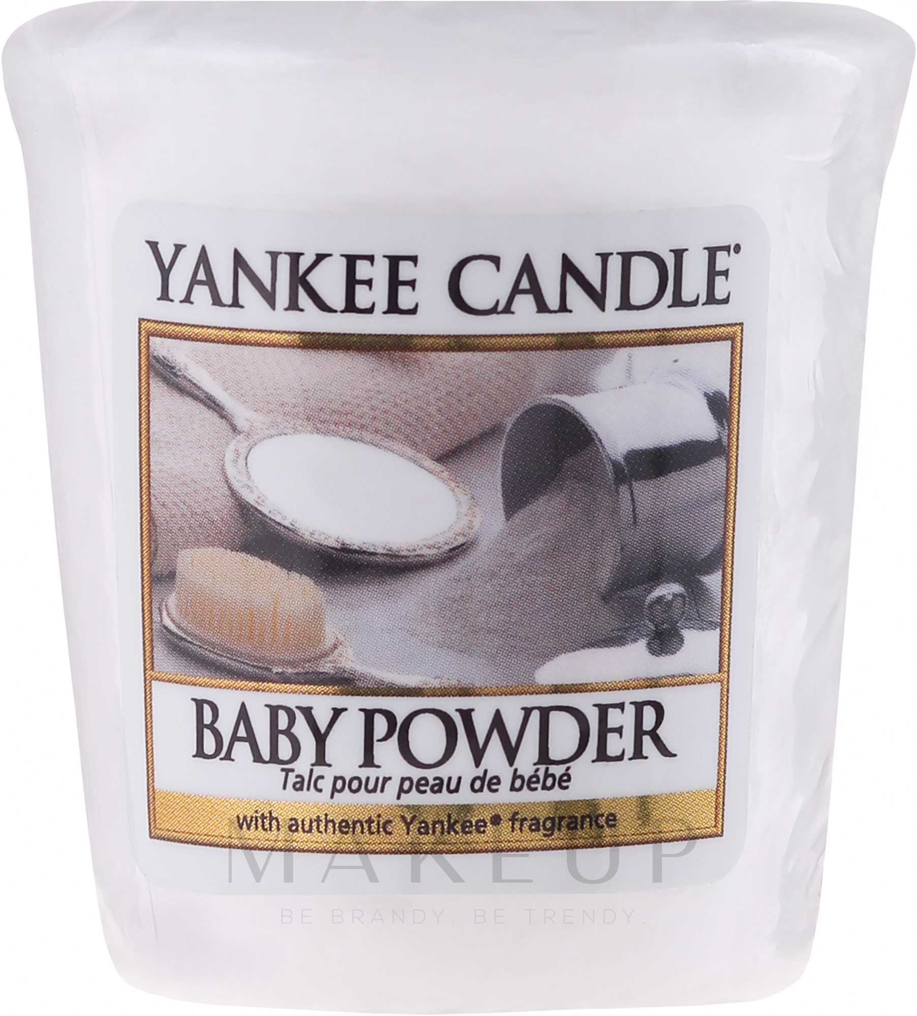 Votivkerze Baby Powder - Yankee Candle Baby Powder Sampler Votive — Bild 49 g
