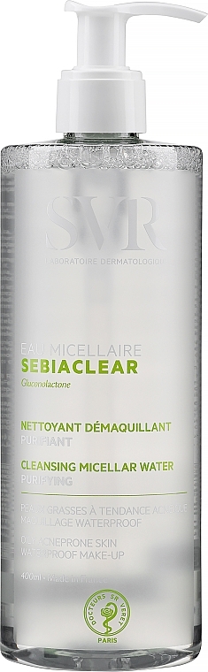 GESCHENK! Reinigendes Mizellenwasser - SVR Sebiaclear Purifying Cleansing Water — Bild N1