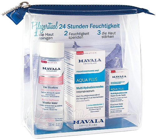 Set - Mavala The Essentials (micel/water/100ml + ser/30ml + mask/5ml + bag/1pc) — Bild N1