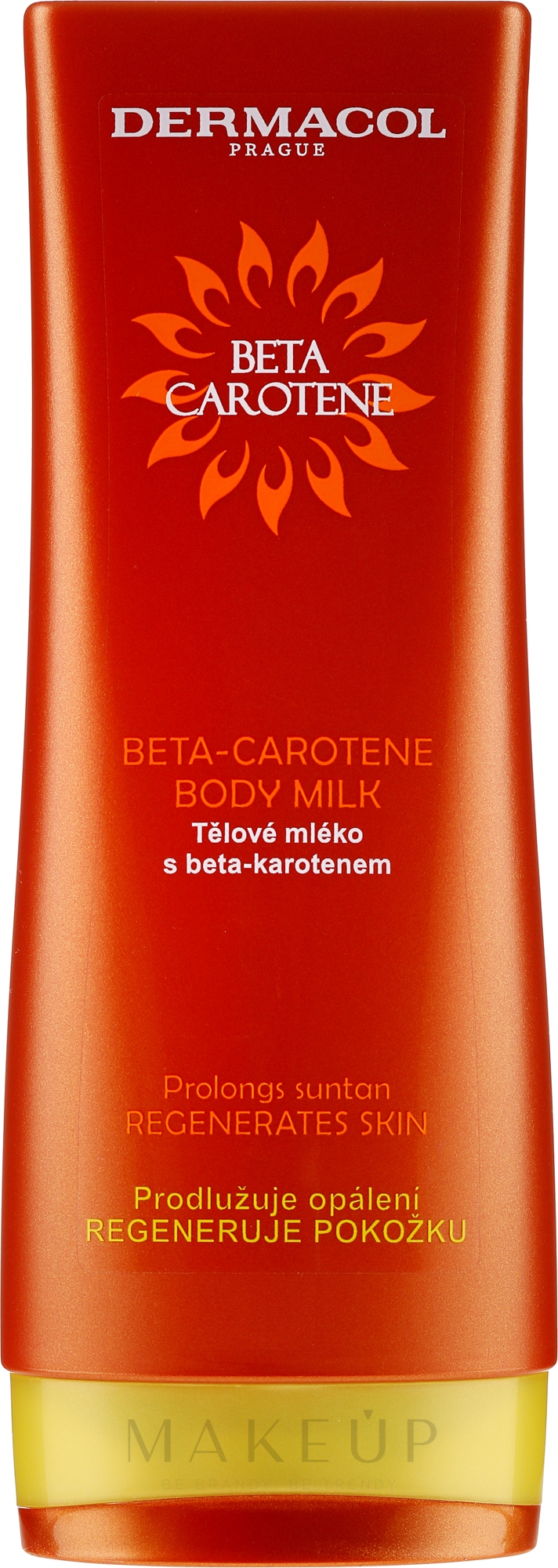 Bräunungsmilch mit Beta-Carotin - Dermacol Beta Carotene Body Milk — Bild 200 ml