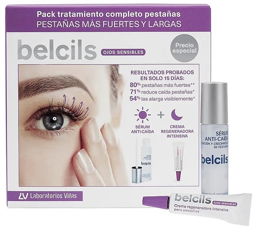 Nagellack-Set - Belcils Set (eyelash/ser/3ml + eyelash/cr/4ml) — Bild N2