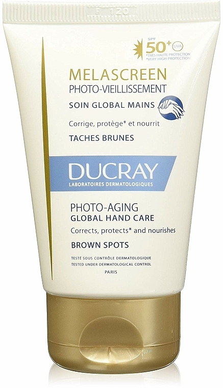 Handpflege gegen Pigmentflecken - Ducray Melascreen Global Hand Care SPF 50+ — Bild N2