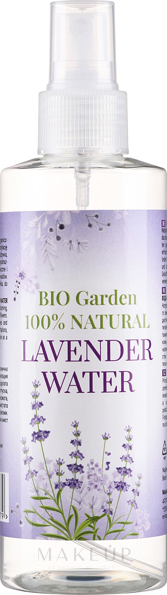 Natürliches Lavendelwasser - Bio Garden 100% Natural Lavender Water  — Bild 200 ml
