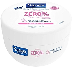 Düfte, Parfümerie und Kosmetik Feuchtigkeitsspendende Gesichts- und Körpercreme für empfindliche Haut - Sanex Zero% Body & Face Hydration