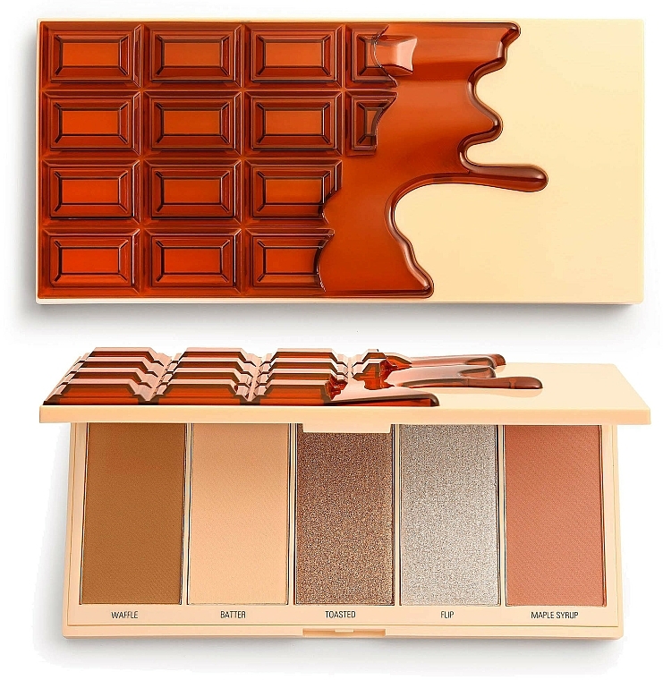 Make-up Palette - I Heart Revolution Chocolate Face Palette Waffle — Bild N1