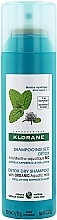 Düfte, Parfümerie und Kosmetik Detox-Trockenshampoo mit Wasserminze - Klorane Aquatic Mint Detox Dry Shampoo