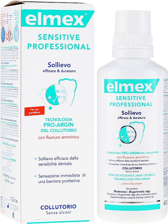 Mundwasser für schmerzempfindliche Zähnen - Elmex Sentitive Professional — Bild N1