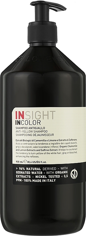Shampoo mit Kamillenextrakt - Insight Incolor Anti-Yellow Shampoo — Bild N3