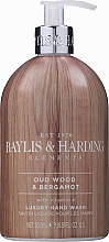 Flüssige Handseife Oud & Bergamot - Baylis & Harding Elements Oud & Bergamot Hand Wash — Bild N1