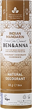 Düfte, Parfümerie und Kosmetik Natürlicher Soda Deostick Indian Mandarine - Ben & Anna Natural Soda Deodorant Paper Tube Indian Mandarine