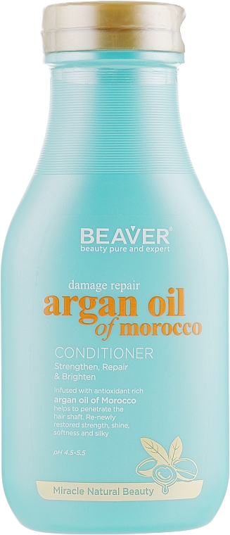 Regenerierender Conditioner für geschädigtes Haar mir Arganöl - Beaver Professional Damage Repair Argan Oil of Morocco Conditioner — Bild N1