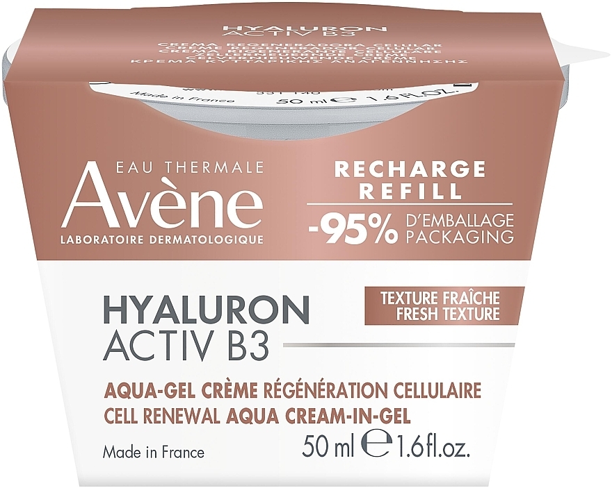 Aquagel-Gesichtscreme - Avene Hyaluron Activ B3 Aqua Gel-Cream (Refill)  — Bild N1