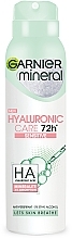 Düfte, Parfümerie und Kosmetik Deospray Antritranspirant - Garnier Mineral Hyaluronic Care 72h Sensitive
