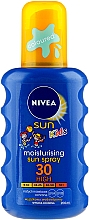 Düfte, Parfümerie und Kosmetik Feuchtigkeitsspendendes Sonnenschutzspray für Kinder SPF 30 - Nivea Sun Kids