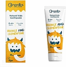 Düfte, Parfümerie und Kosmetik Kinderzahnpasta Orange und Clementine - Nordics Kids Orange Clementine Toothpaste