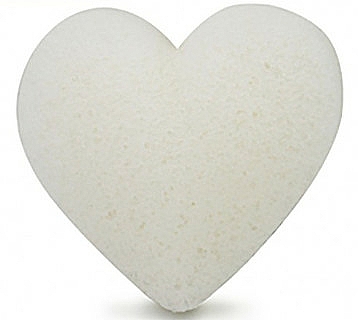 Konjac-Schwamm für das Gesicht in Herzform pur - Bebevisa Pure Konjac Sponge Heart — Bild N1