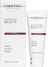 Glättende Sofort-Lifting-Maske mit Traubenextrakt, Avocado-, Oliven- und Jojobasamenöl und Bienenwachs - Christina Chateau de Beaute Vino Glory Mask — Bild N2