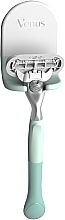Rasierset für Frauen - Gillette Venus Extra Smooth Sensitive (Rasiergriff 1 St. + Ersatzklingen 2 St. + Rasierhalter mit Saugnapf 1 St. + Pouch 1 St.) — Bild N3