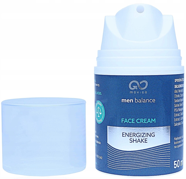 Gesichtscreme - MoviGo Men Balance Energizing Shake Face Cream — Bild N2