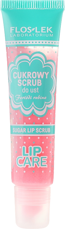 Zuckerpeeling für die Lippen mit Himbeergeschmack - Floslek Lip Care Sugar Lip Scrub Fertodi Rubina — Bild N2