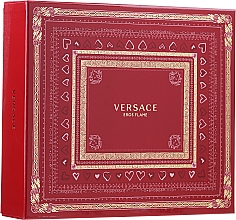 Versace Eros Flame - Duftset (Eau de Parfum 100ml + Duschgel 150ml + Eau de Parfum 10ml) — Bild N1