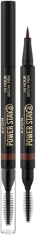 Augenbrauenmarker - Avon Power Stay 24 Hour Brow Pen — Bild N1