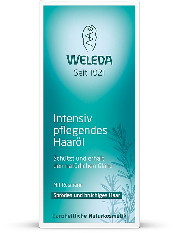 Intensiv Pflegendes Haaröl mit Rosmarin für sprödes und brüchiges Haar - Weleda Intensiv Pflegendes Haaröl — Bild N2