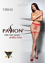 Düfte, Parfümerie und Kosmetik Erotische Strumpfhose mit Ausschnitt Tiopen 019 20 Den red - Passion