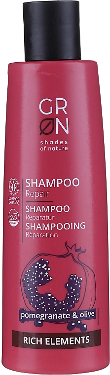 Regenerierendes Shampoo mit Granatapfel und Olive - GRN Rich Elements Pomegranate & Olive Repair Shampoo — Bild N1