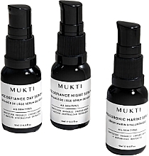 Düfte, Parfümerie und Kosmetik Set - Mukti Organics Age Defiance Mini Collection (serum/15ml*3)
