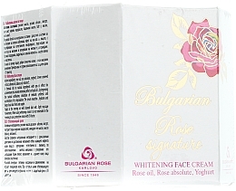 Bleichende Gesichtscreme - Bulgarian Rose Signature Rose Cream — Bild N1