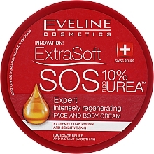 Intensiv regenerierende Gesichts- und Körpercreme für trockene und empfindliche Haut - Eveline Cosmetics Extra Soft Urea Cream — Bild N1