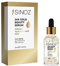 Gesichtsserum mit 24 Karat Gold  - Sinoz 24K Gold Beauty Serum  — Bild N1