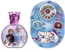 Düfte, Parfümerie und Kosmetik Air-Val International Disney Frozen II - Duftset (Eau de Toilette 100ml + Maniküre-Set)