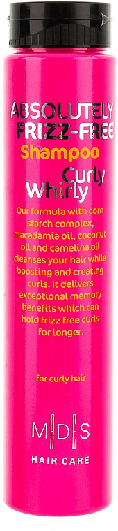 Shampoo mit Macadamiaöl - Mades Cosmetics Absolutely Frizz-free Shampoo Curly Whirly — Bild N1