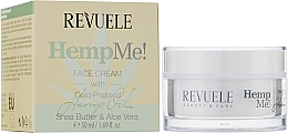 Gesichtscreme mit Sheabutter und Aloe Vera - Revuele Hemp Me! Face Cream With Cold Pressed — Bild N2