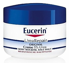 Düfte, Parfümerie und Kosmetik Weichmachende Körpercreme für sehr trockene und raue Haut mit 5% Urea - Eucerin Urea Repair Original Creme 5% Urea
