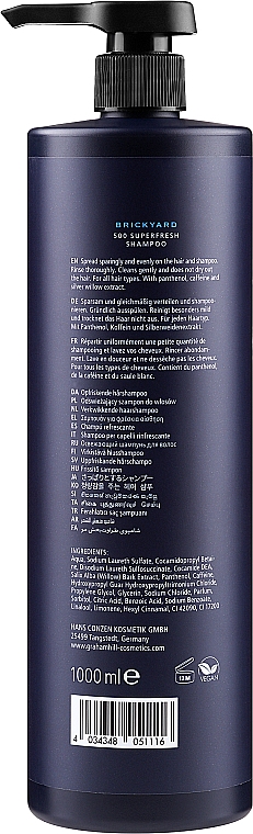 Shampoo für die tägliche Haarwäsche - Graham Hill Brickyard 500 Superfresh Shampoo — Bild N6