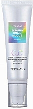 Düfte, Parfümerie und Kosmetik Anti-Aging CC Gesichtscreme mit Schneckenschleimextrakt - Bergamo Snail Mucus CC Cream SPF50+