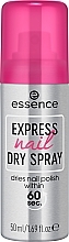 Düfte, Parfümerie und Kosmetik Express-Sprühtrocknender Nagellack - Essence Express Dry Spray