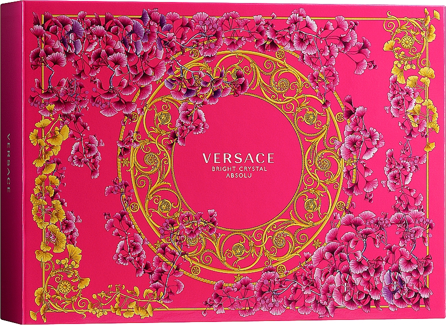 Versace Bright Crystal Absolu - Duftset (Eau de Parfum 90ml + Körperlotion 100ml + Eau de Parfum 5ml + Duschgel 100ml) — Bild N1