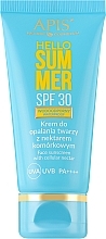 Düfte, Parfümerie und Kosmetik Sonnenschutzcreme für das Gesicht mit Zell-Nektar SPF30 - APIS Hello Summer