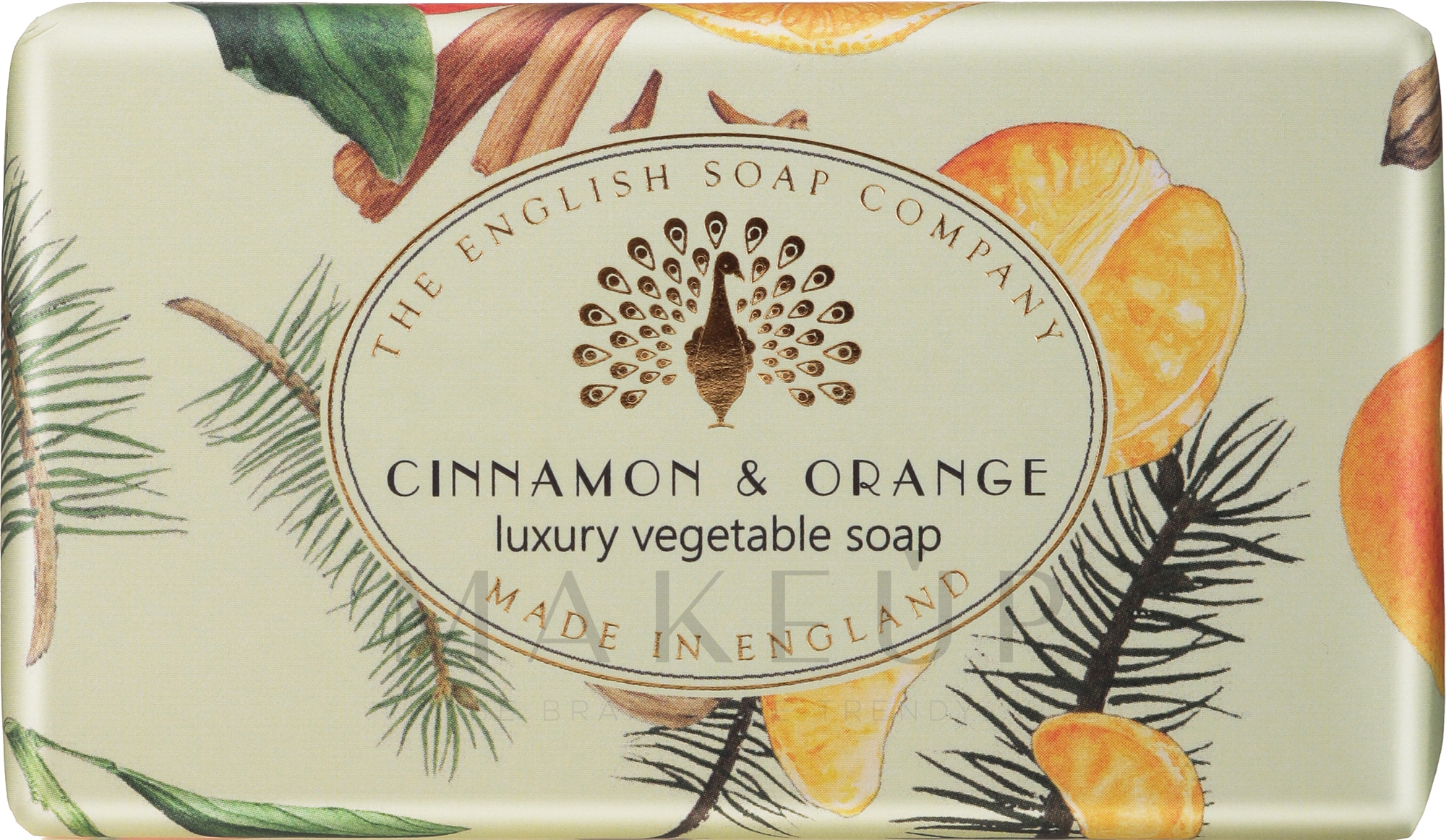 Seife Zimt und Orange - The English Soap Company Vintage Collection Cinnamon & Orange Soap — Bild 190 g